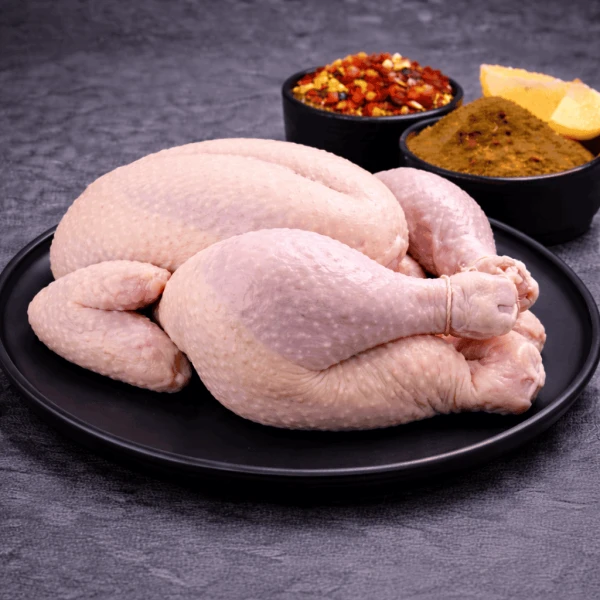 Whole Chicken With Skin Full (Dressed Weight 1400g to 1600g)